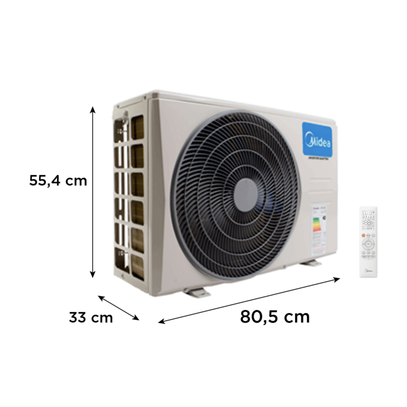 Aire acondicionado 9.000 BTU breezeless Midea