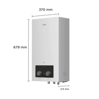 Calefont 13 Lts MIDEA Tiro Natural