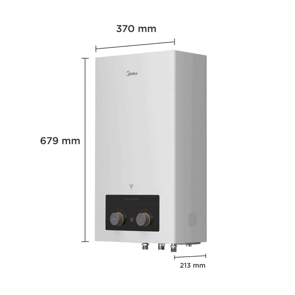 Calefont 5 Lts MIDEA Tiro Natural