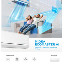 Aire acondicionado 12.000 BTU Eco Master WIFI + IA Midea