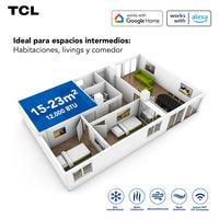 Aire Acondicionado Inverter TCL Breeze IN 18.000 BTU WIFI